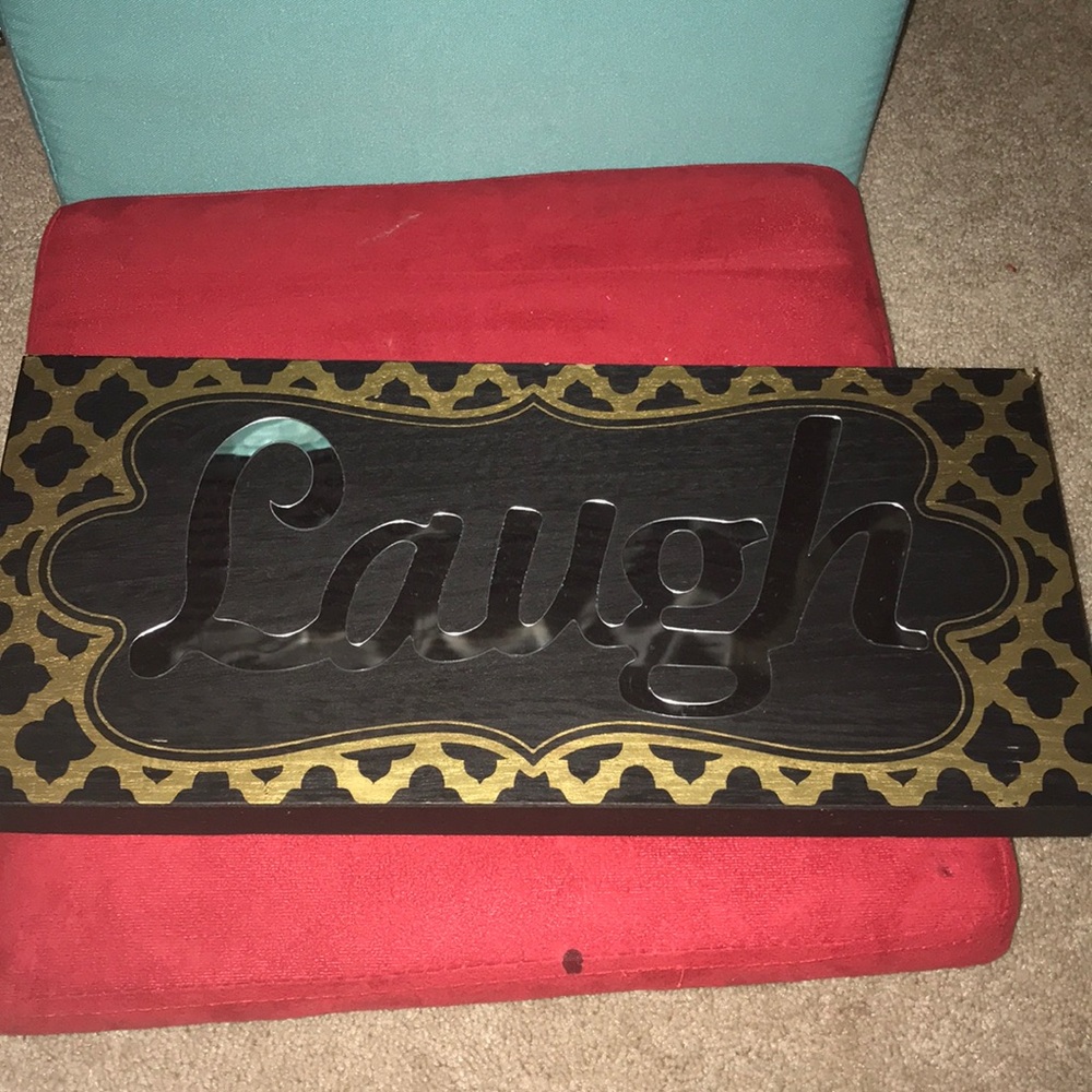 Wood Laugh Sign! - Picture 3 of 5